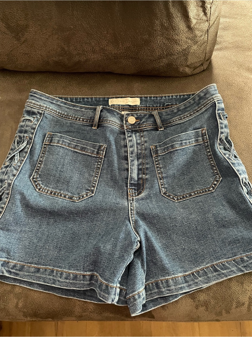 Classic Blue Denim Women’s Jean Shorts